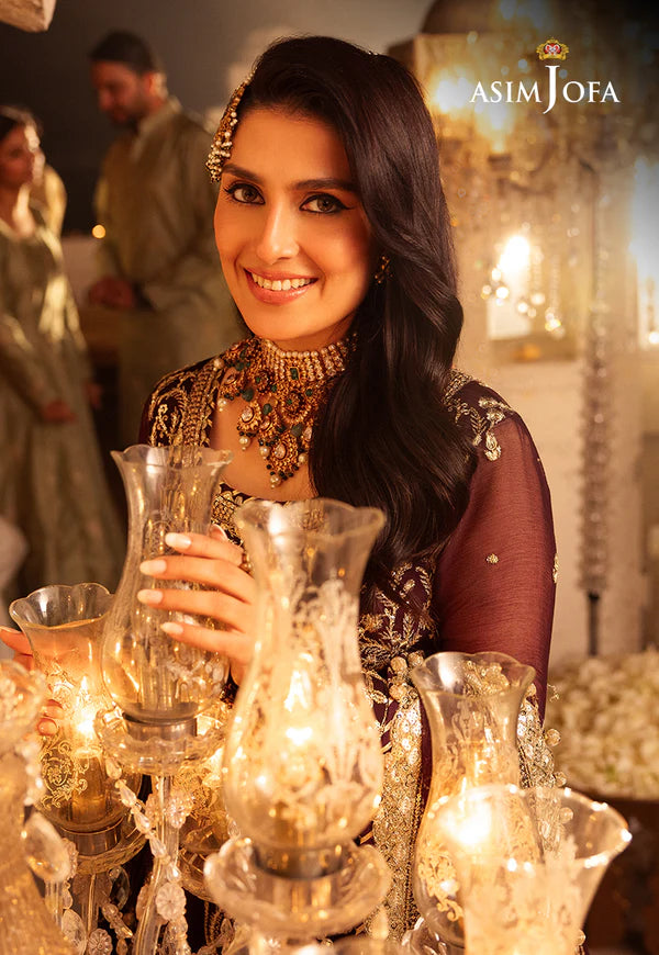 Asim Jofa Shehnai-AJSH-02 EMBROIDERED CHIFFON 3 PCS