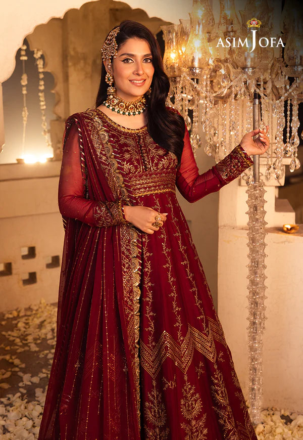 Asim Jofa Shehnai-AJSH-16 EMBROIDERED CHIFFON 3 PCS