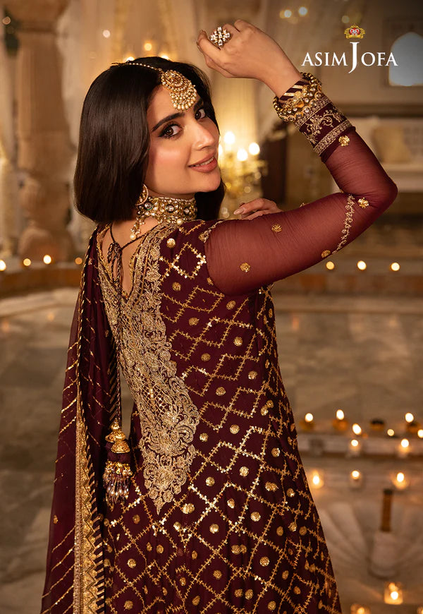 Asim Jofa Shehnai-AJSH-04 EMBROIDERED CHIFFON 3 PCS