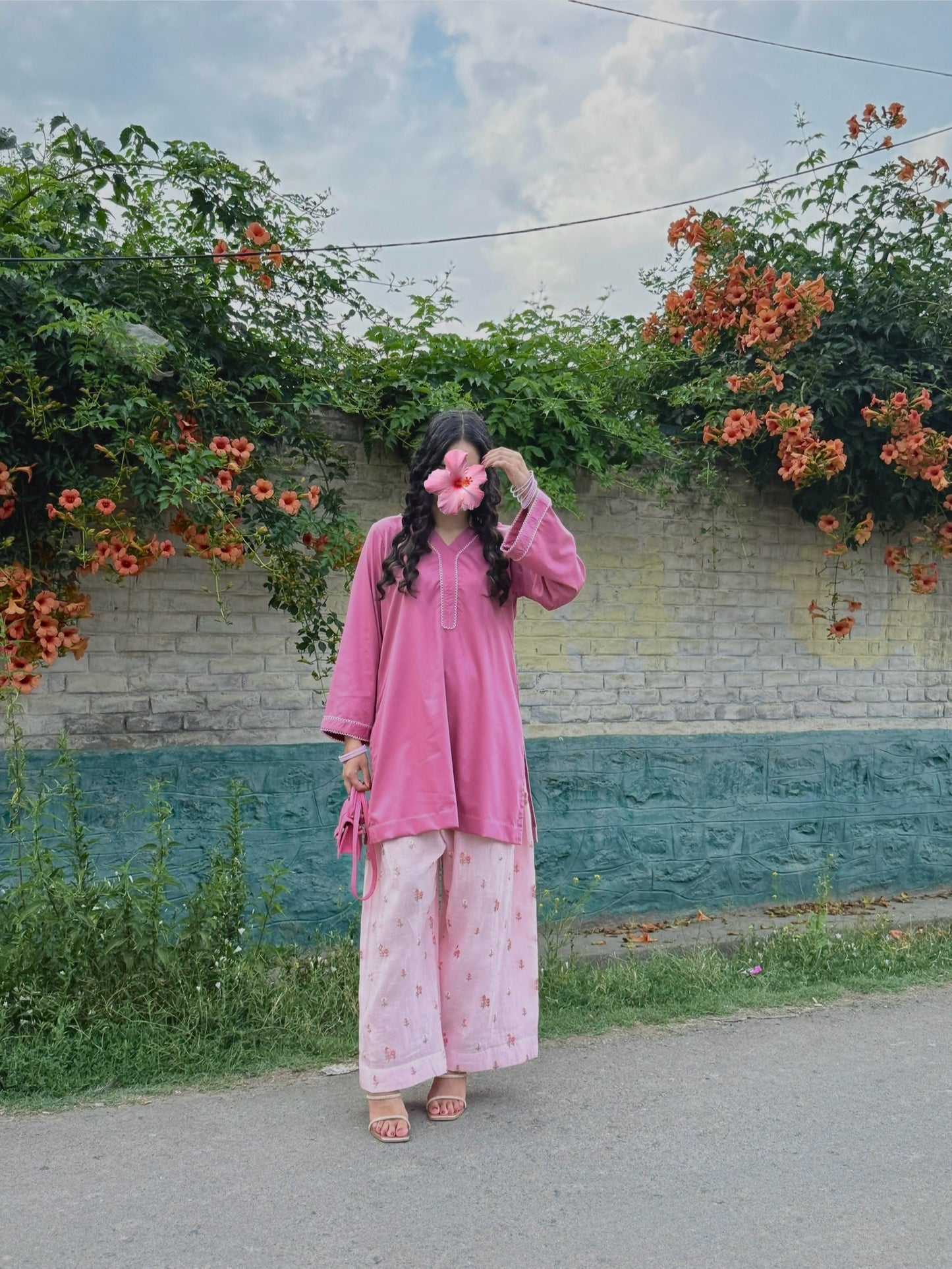 Oversized Pink Summer Co-ord Set