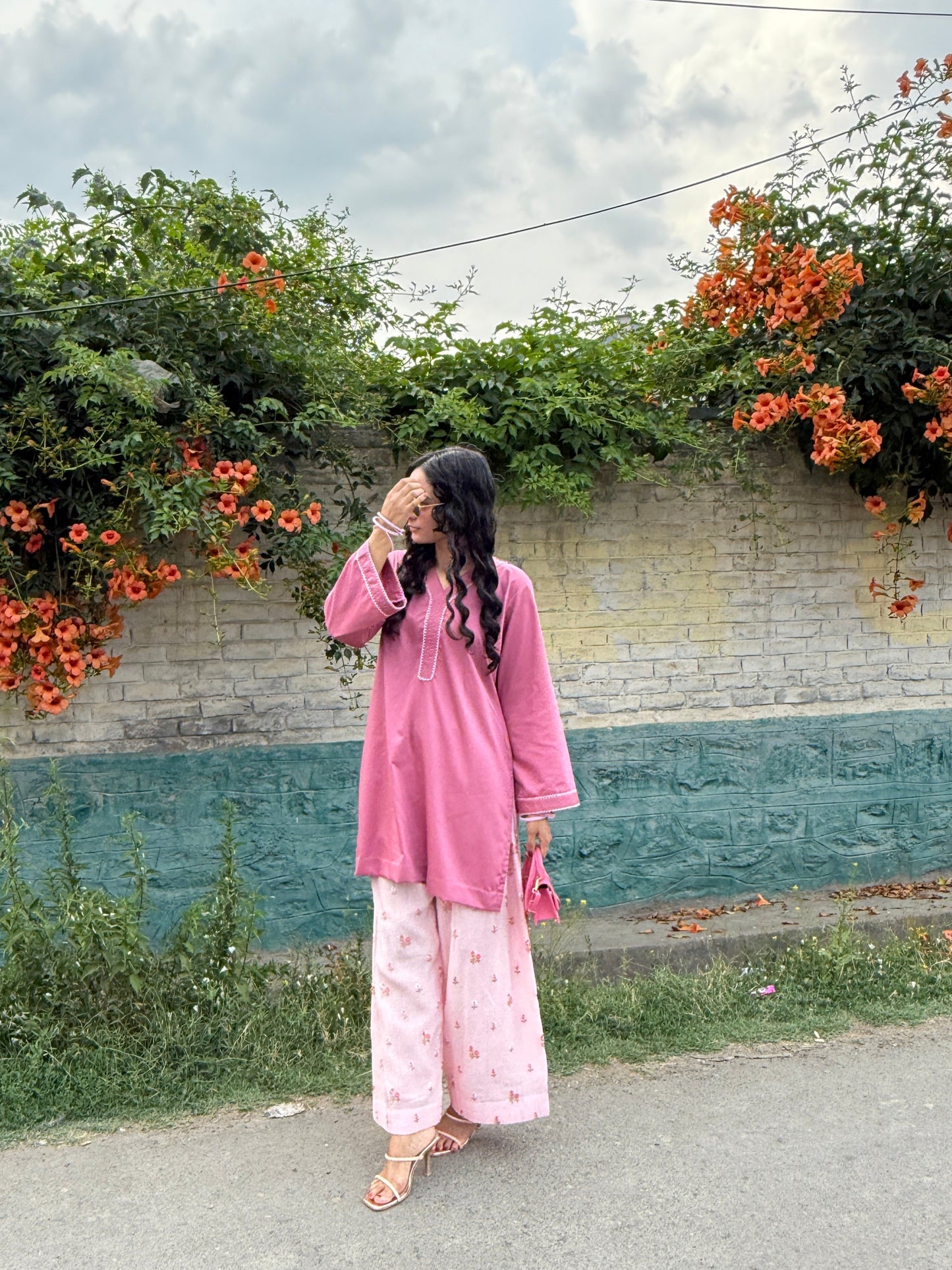 Oversized Pink Summer Co-ord Set