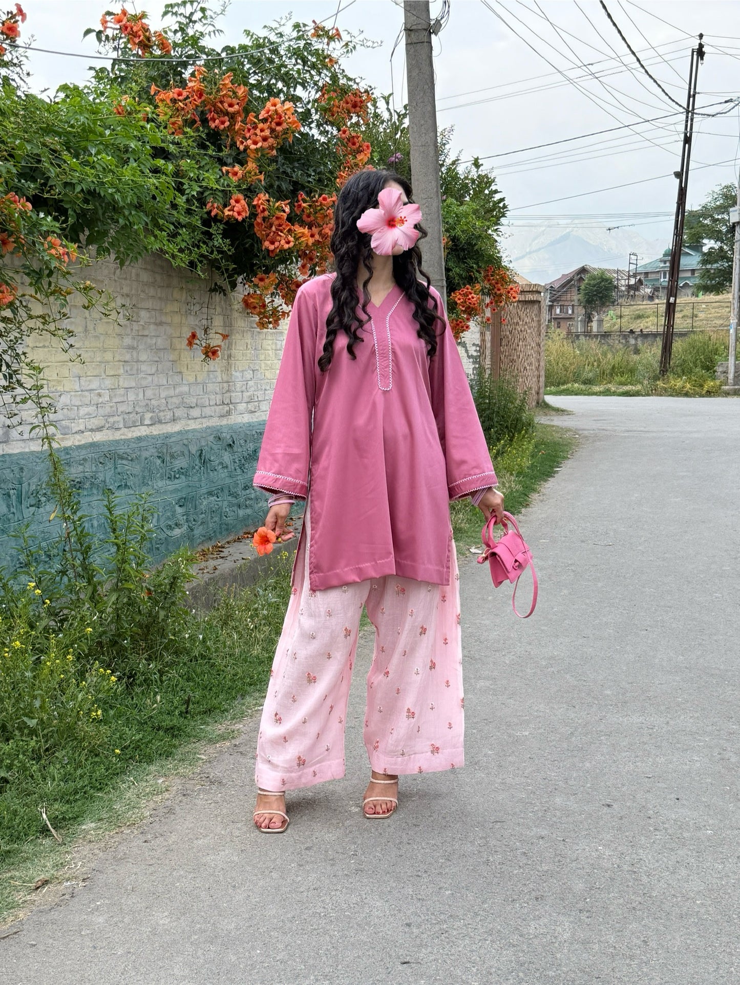 Oversized Pink Summer Co-ord Set