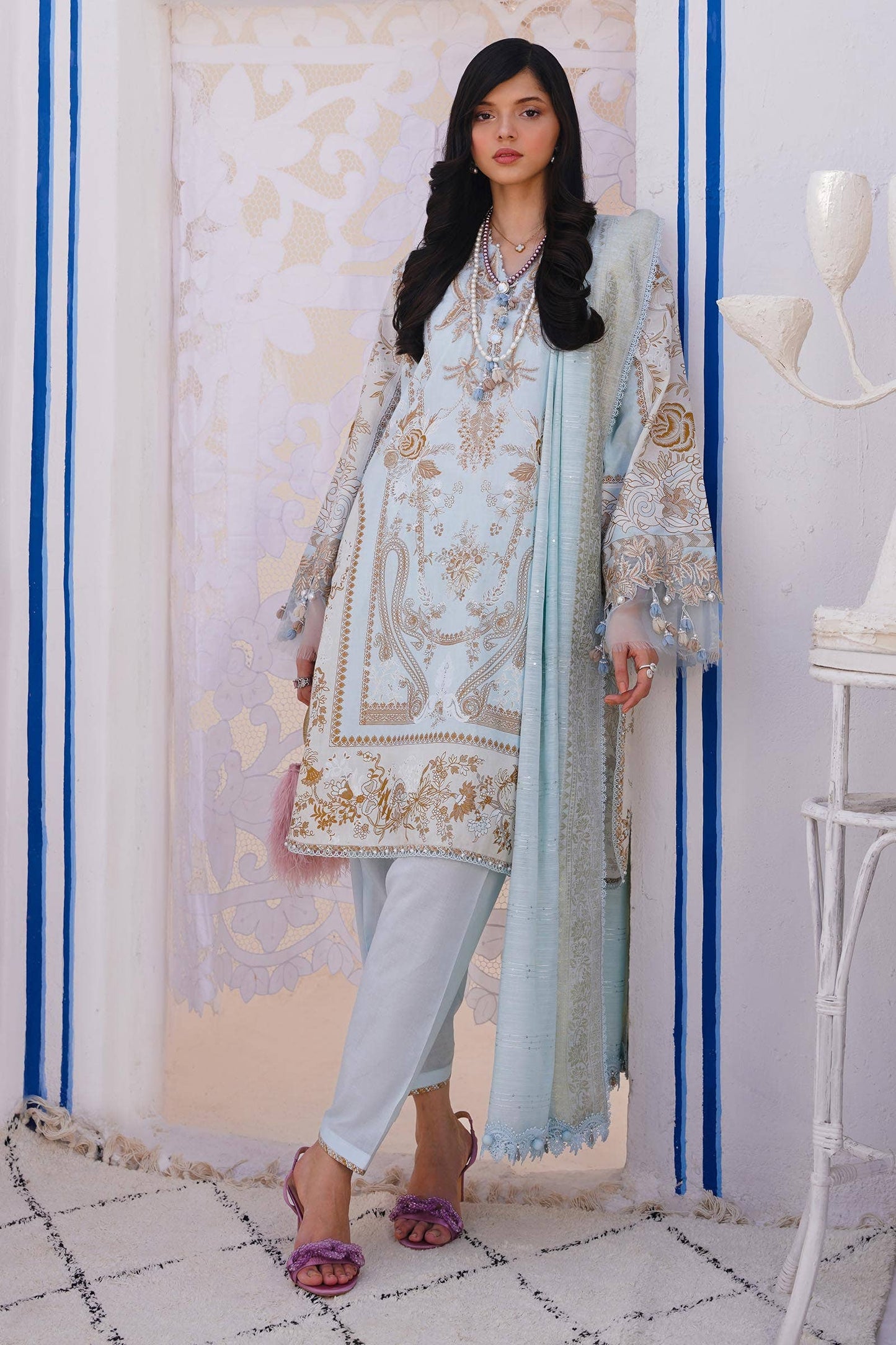 Sana Safinaz Spring/Summer Muzlin Lawn – M241-018B-3Cm