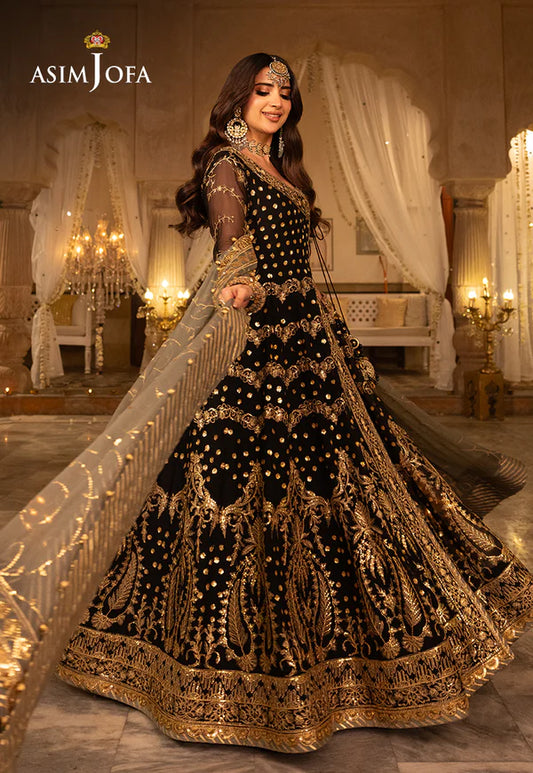 Asim Jofa Shehnai-AJSH-08 EMBROIDERED CHIFFON 3 PCS