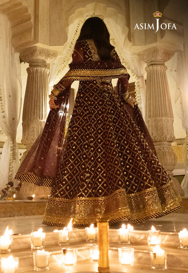 Asim Jofa Shehnai-AJSH-04 EMBROIDERED CHIFFON 3 PCS