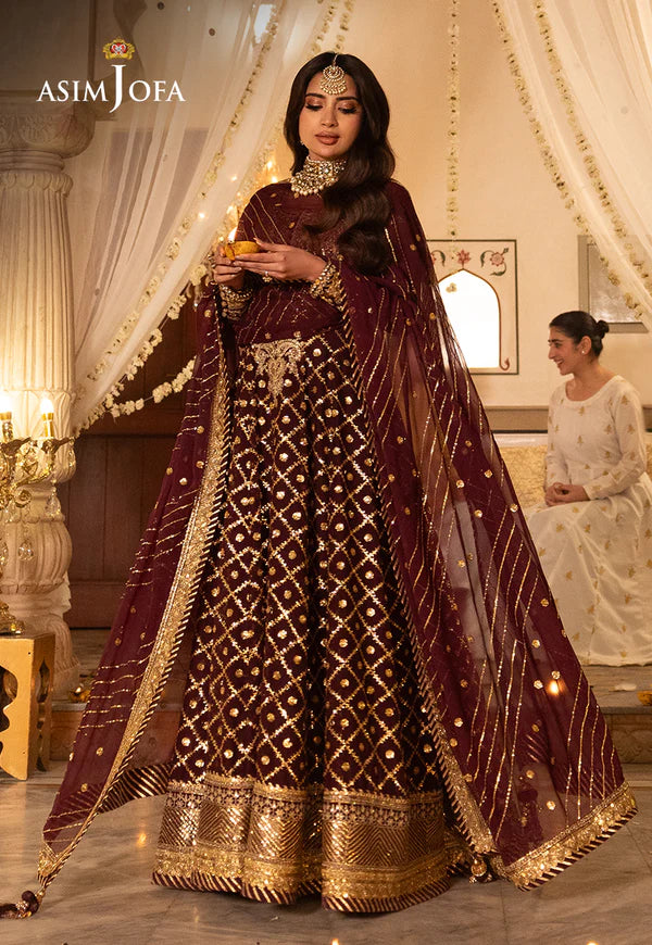 Asim Jofa Shehnai-AJSH-04 EMBROIDERED CHIFFON 3 PCS