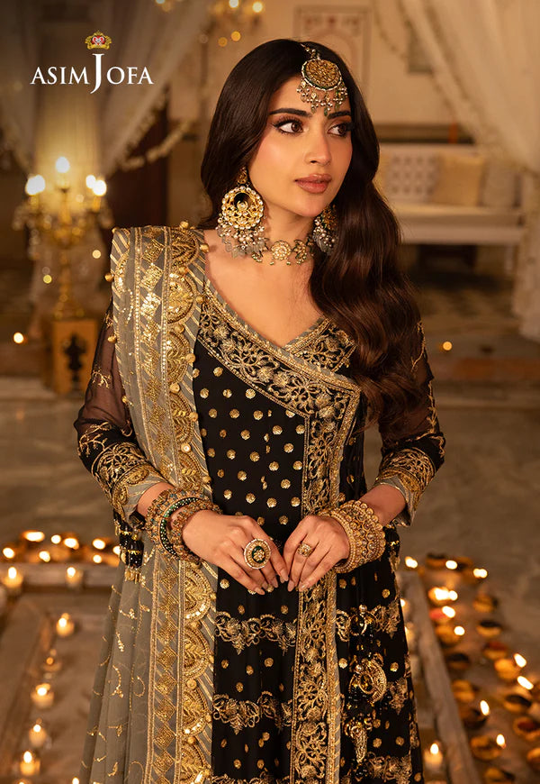 Asim Jofa Shehnai-AJSH-08 EMBROIDERED CHIFFON 3 PCS