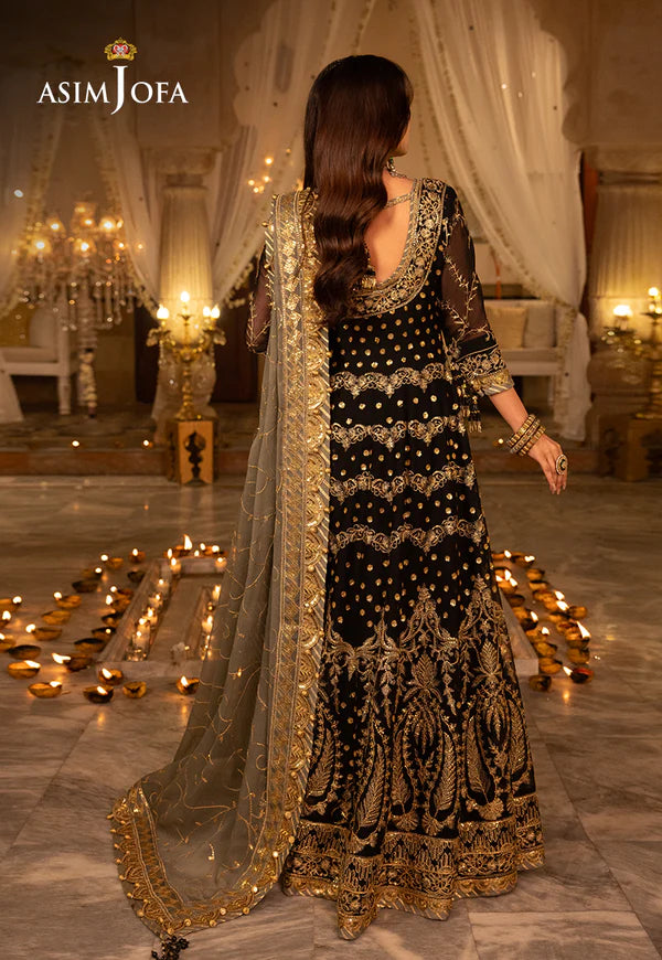 Asim Jofa Shehnai-AJSH-08 EMBROIDERED CHIFFON 3 PCS