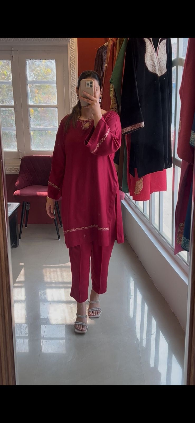 Hand Sozni 2pc Coord