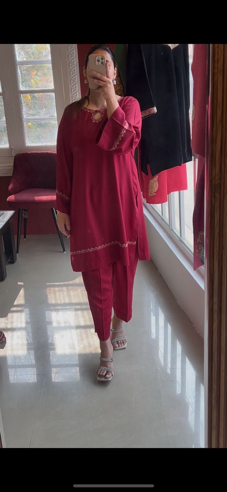 Hand Sozni 2pc Coord