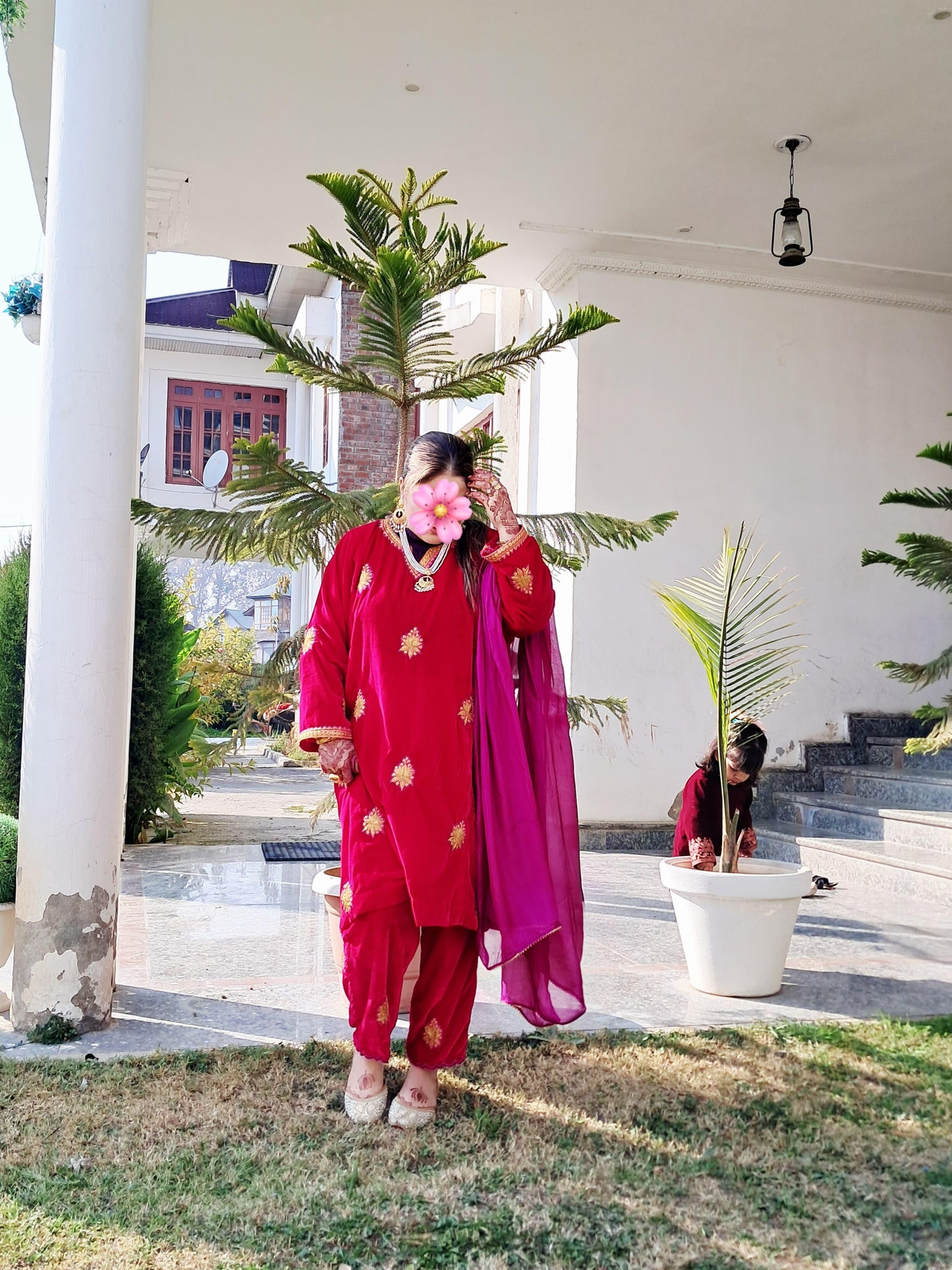 Pink Purple Tilla Customized 3pc Outfit