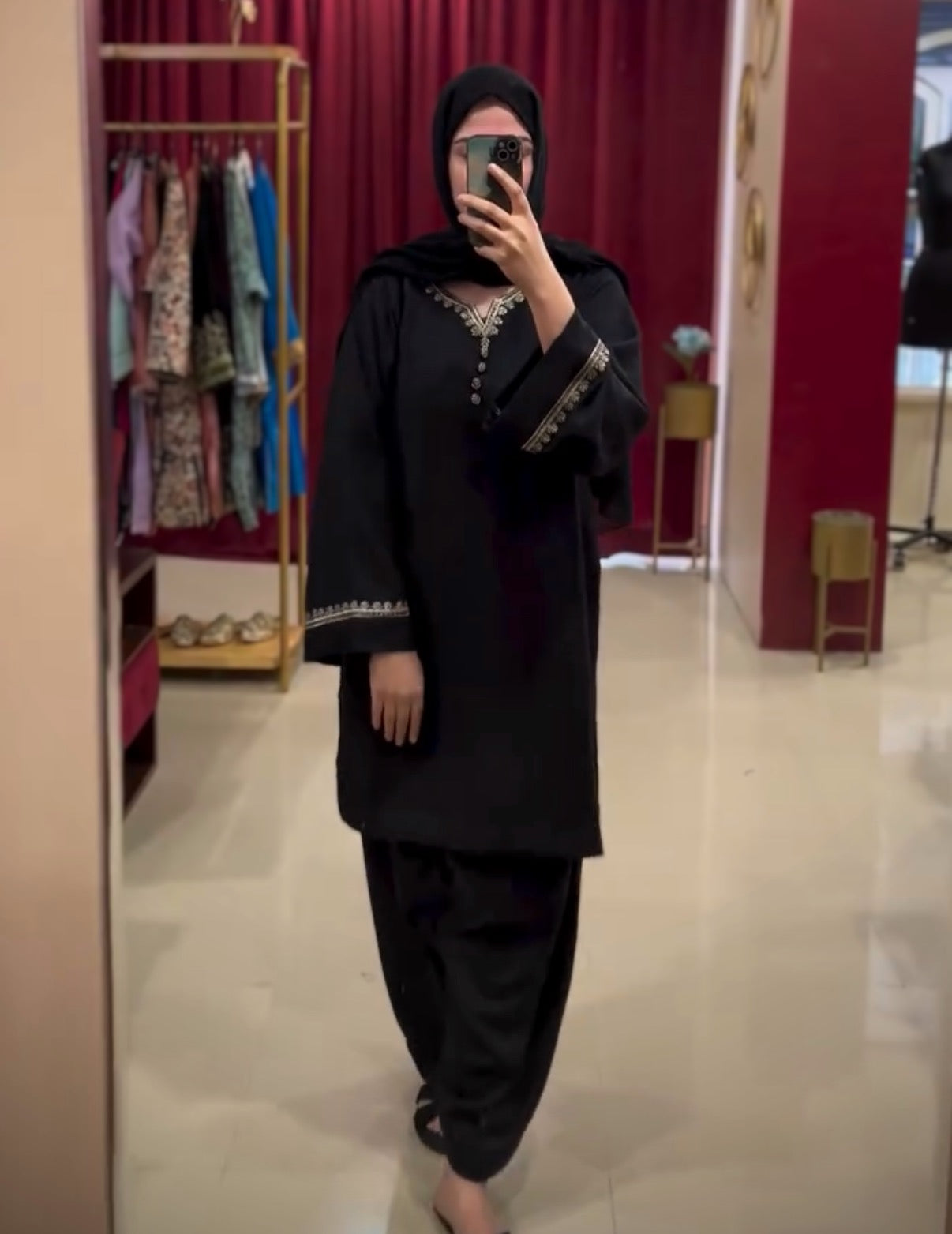 Minimal Zari Coord 2pc Outfit