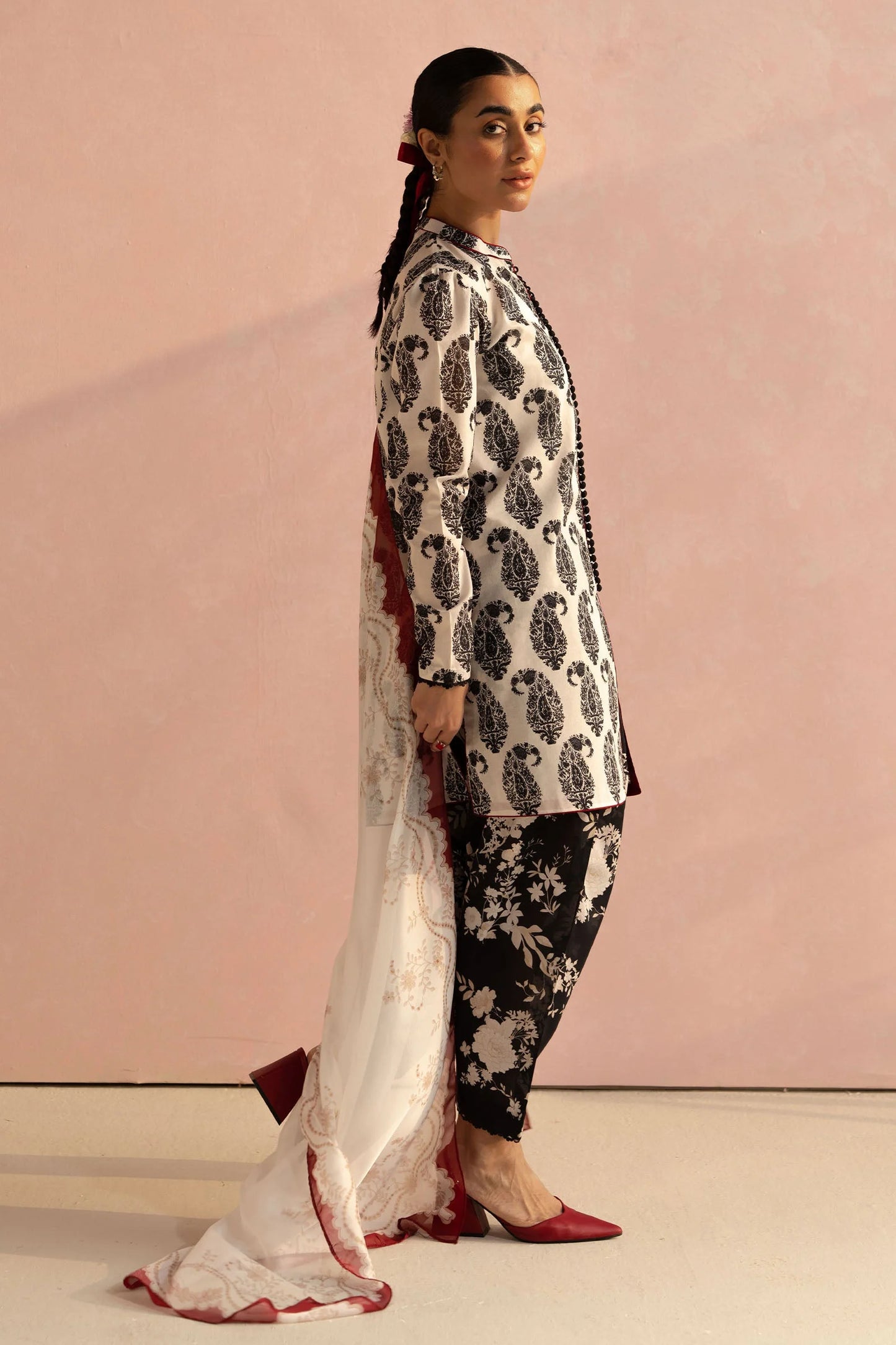 Zara Shahjahan Coco Lawn Prints – Paisley-6A