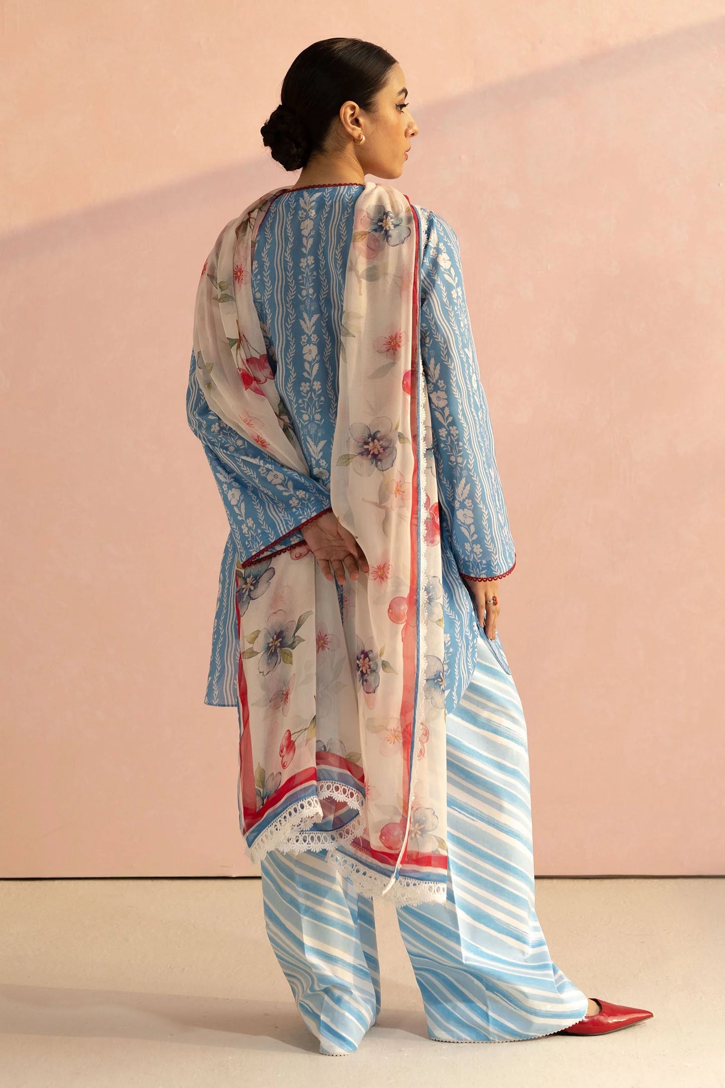 Zara Shahjahan Coco Lawn Prints – Ruby-9B