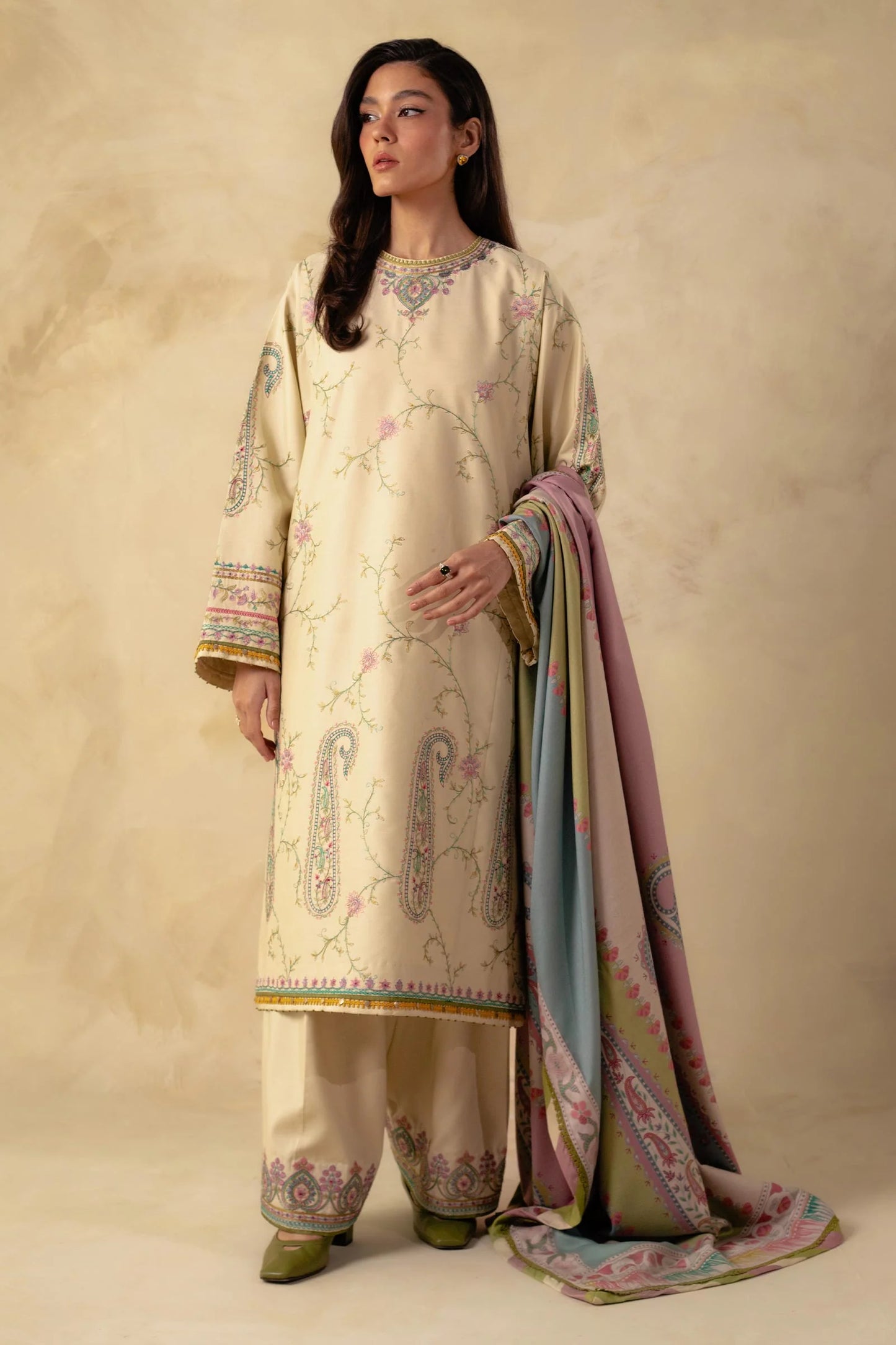 Zara Shahjahan Coco Winter Collection - Stitched
